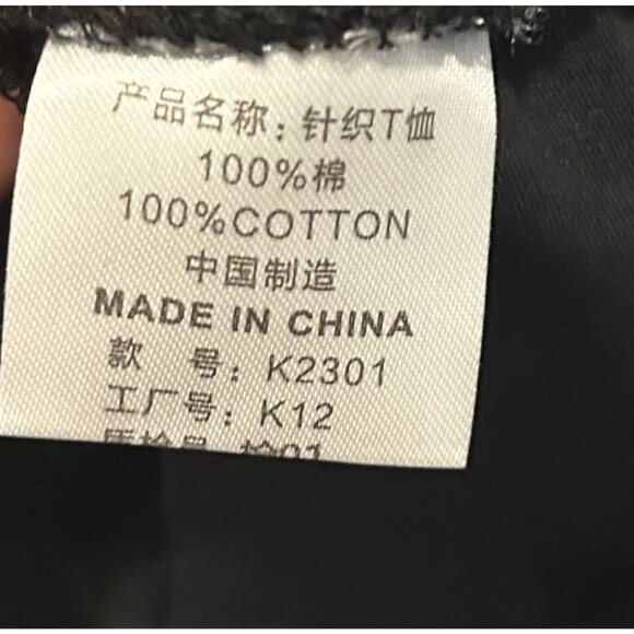 Looney Tunes Embroidered Beaded Black T-Shirt Men’s XXL Bugs Tweety Sylvester - Picture 6 of 11